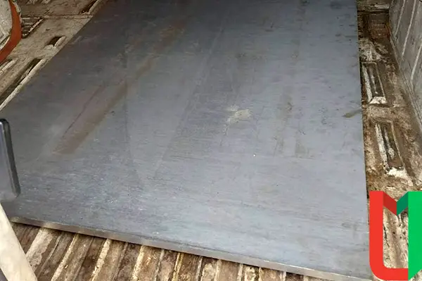 Алюминиевая плита 1500х1000х20 мм АМг2 с обработкой рифлёная