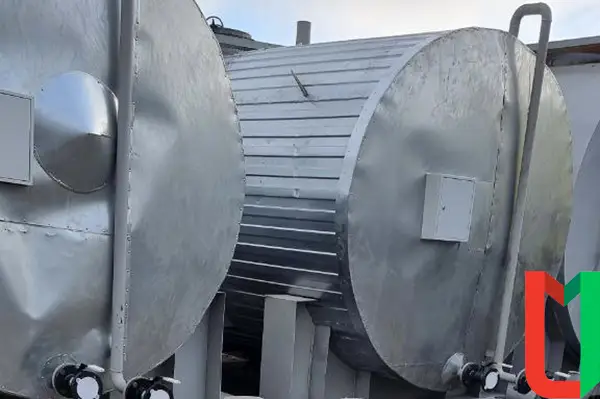 Вертикальный резервуар РВС-500 для хранения дизельного топлива со стационарной крышей
